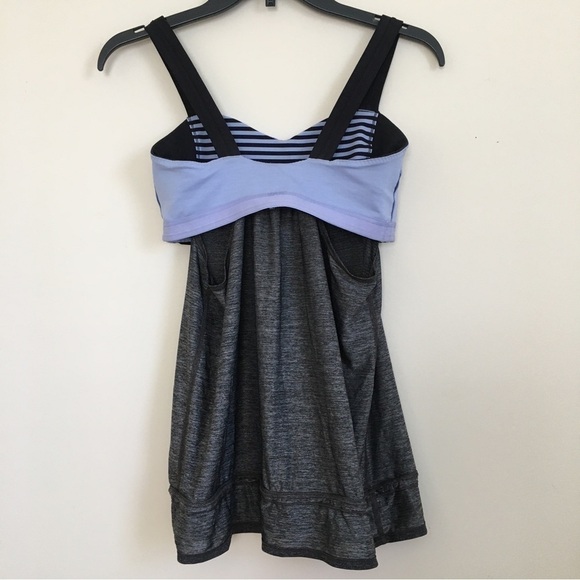 Lululemon back on track built in bra drawcord bottom hem tank top - Picture 16 of 16